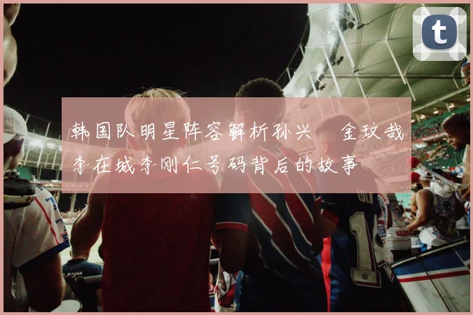 韩国队明星阵容解析孙兴慜金玟哉李在城李刚仁号码背后的故事